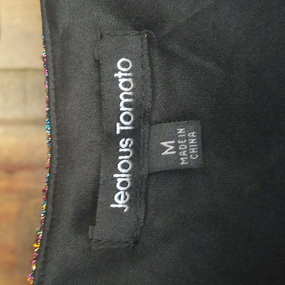 Jealous Tomato Metallic Rainbow Simmer Bodysuit - Women's Medium - Picture 4 of 6